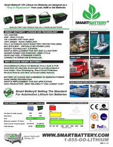 Smart Battery Sales Sheet